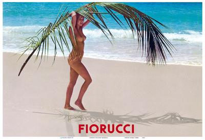 Mangold Vintage Italy Advertising Poster Art Print Beauty On Beach Fiorucci
